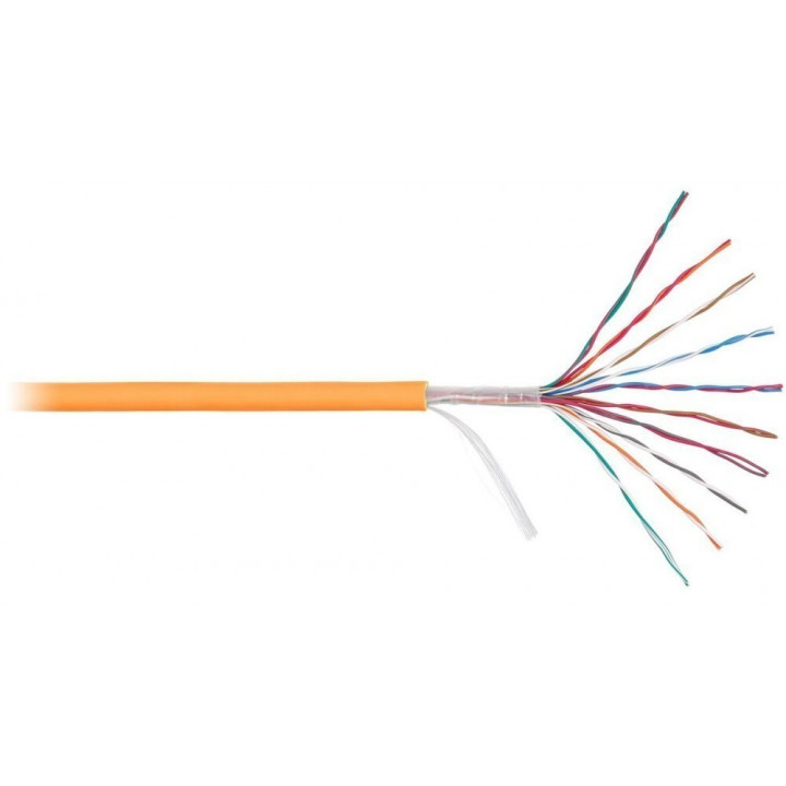 Кабель витая пара NIKOMAX NMC 2120C-10-OR (U/UTP, 10 пар, Cat.3, 16МГц, 26AWG, BC, нг(A)-HF, оранж., 305м)