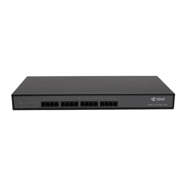 Шлюз VoIP SNR-VG-2000-16S (16 портов FXS, 4x LAN)