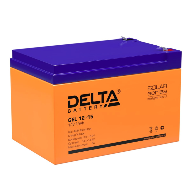 Аккумуляторная батарея Delta GEL 12-15
