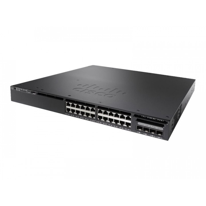 Коммутатор Cisco WS-C3650-24PDM-E (24 порта PoE+, StackWise-160, IP Services)