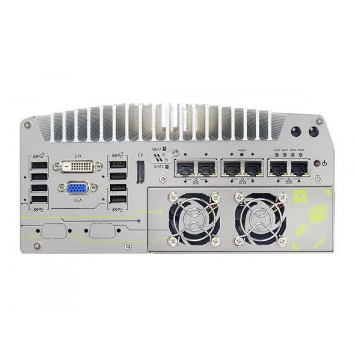 Компактный встраиваемый компьютер Neousys Nuvo-7160GC-PoE (высокопроизводительный, с поддержкой Mez I/O, PCIex16 и PoE)
