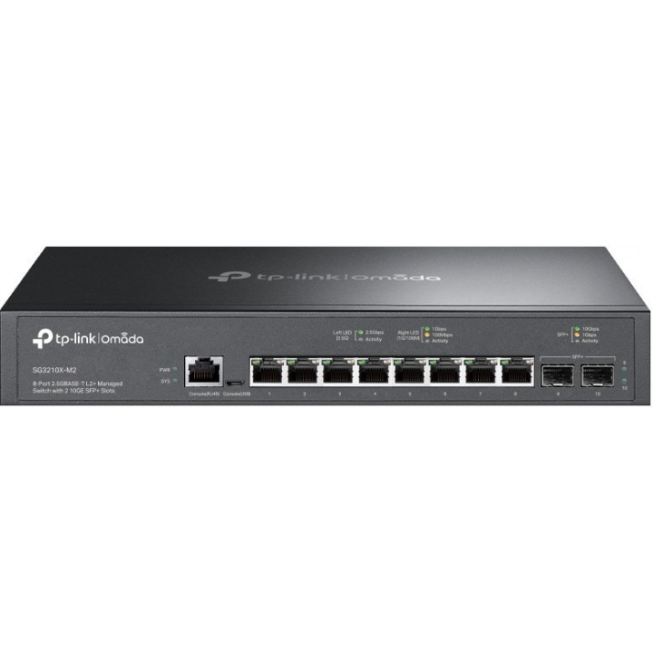 Коммутатор TP-Link SG3210X-M2 (Omada L2+, 8x2.5GbE, 2xSFP+) Коммутатор TP-Link SG3210X-M2 (Omada L2+, 8x2.5GbE, 2xSFP+)