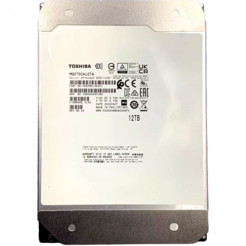 Жесткий диск 12TB SAS Toshiba MG09 (MG07SCA12TA)