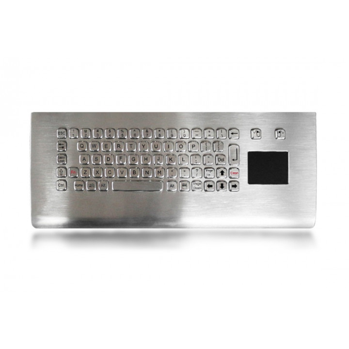 Антивандальная клавиатура Key Technology K-TEK-A343TP-MDT-DWP-US/RU-USB (настольная/настенная, IP65, 71 клавиша, тачпад)