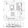 Промышленная плата IEI KINO-DH810 (mini-ITX, LGA 1150, DDR3 до 16Гб, VGA/DVI-D/iDP, 2xGbE)