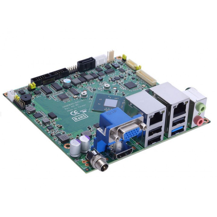 Одноплатный компьютер Axiomtek NANO840VHGGA-E3827 (Intel Atom E3827, VGA/HDMI, 2xGbE)