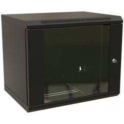 Шкаф настенный 15U WRline WR-TW-1545-GP-RAL9004 Шкаф настенный 15U WRline WR-TW-1545-GP-RAL9004