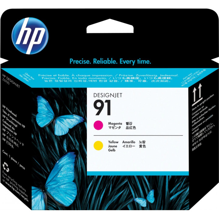 Печатающая головка HP C9461A (№91) пурпурный/желтый (Magenta and Yellow Printhead)