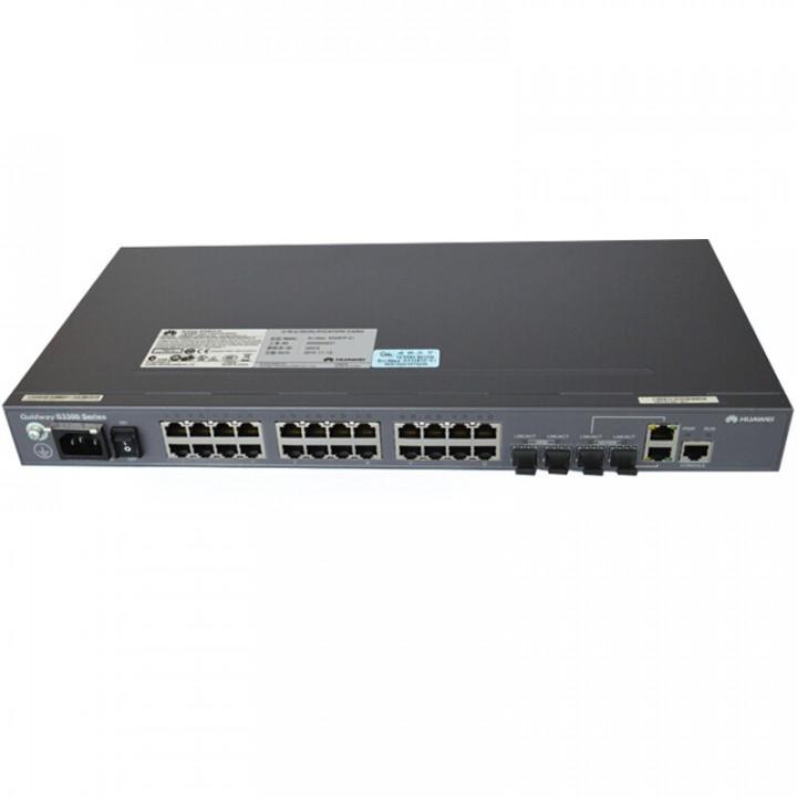 Коммутатор Huawei S3328TP-SI-DC (24 порта 10/100BASE-T, DC -48V)