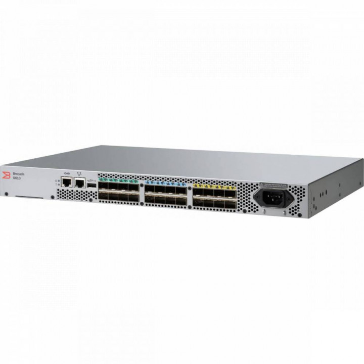 Коммутатор Brocade BR-G610-8-16G-0 (24-port FC, 8x 16Gb SFP+)