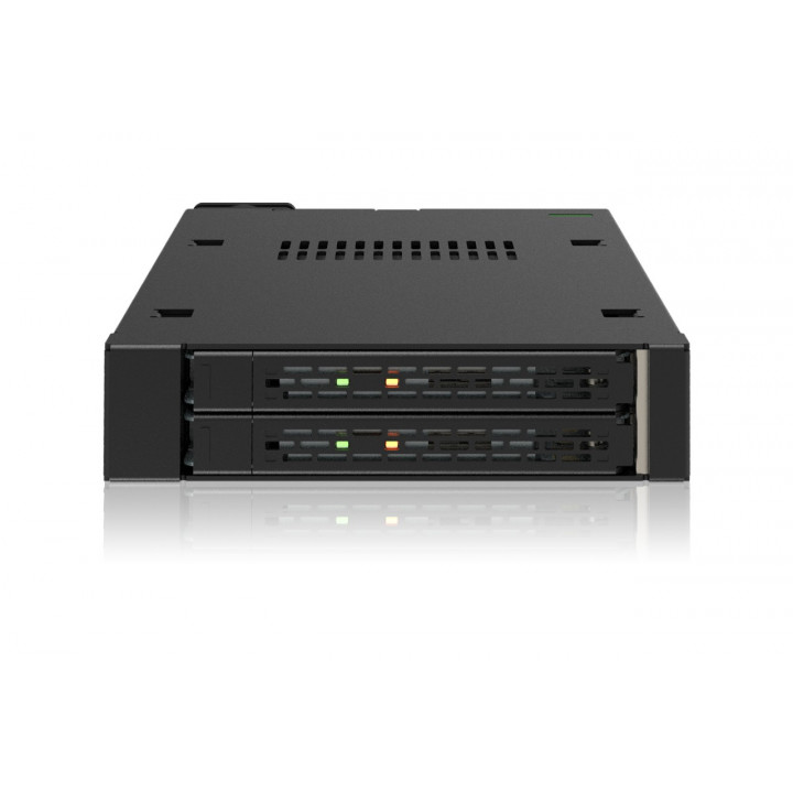Корзина ICY DOCK CP139 (2xE3.S 1T NVMe, PCIe 5.0, для 3.5" отсека, 1xMCIO 8i)