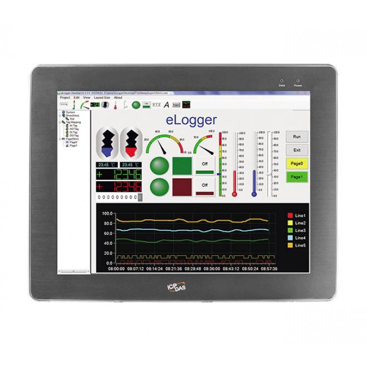 Дисплей ICP DAS TP-6150/NP CR (15", 1024x768, резистивный сенсорный, RS-232/USB)