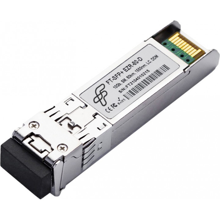 Трансивер Fibertrade FT-SFP+-EZR-80-D (до 11.3 Гбит/с, 80 км)