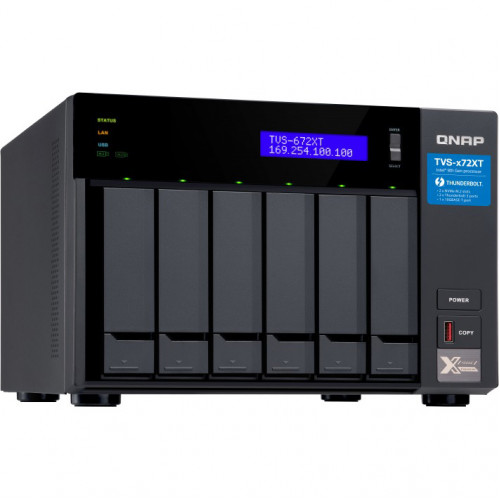 Сетевой RAID-накопитель QNAP TVS-672XT-i3-8G