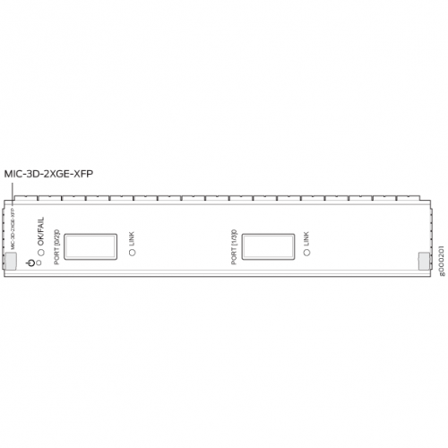 Интерфейсный модуль Juniper MIC-3D-2XGE-XFP