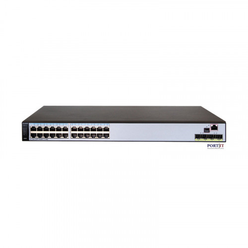 Коммутатор Huawei S5700-28X-PWR-LI-AC (24xGE RJ45, 4x10GE SFP+, PoE, AC 110/220V)