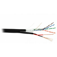 Кабель NETLAN EC-UF004-5E-PC050-PE-BK