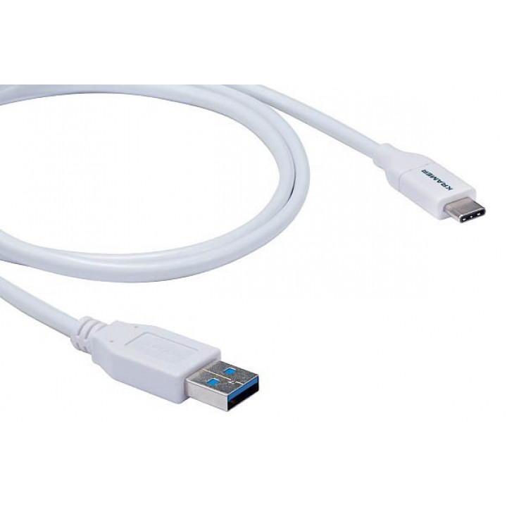 Кабель USB-C 2.0 Kramer C-USB/CA-6 (USB-C - USB-A, 1.8 м) Кабель USB-C 2.0 Kramer C-USB/CA-6 (USB-C - USB-A, 1.8 м)
