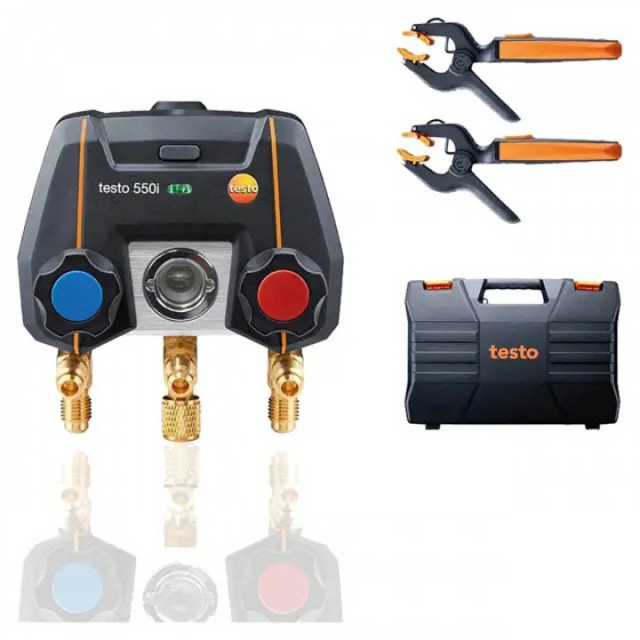 Цифровой манометрический коллектор Testo 550i (-1…60 бар) в кейсе