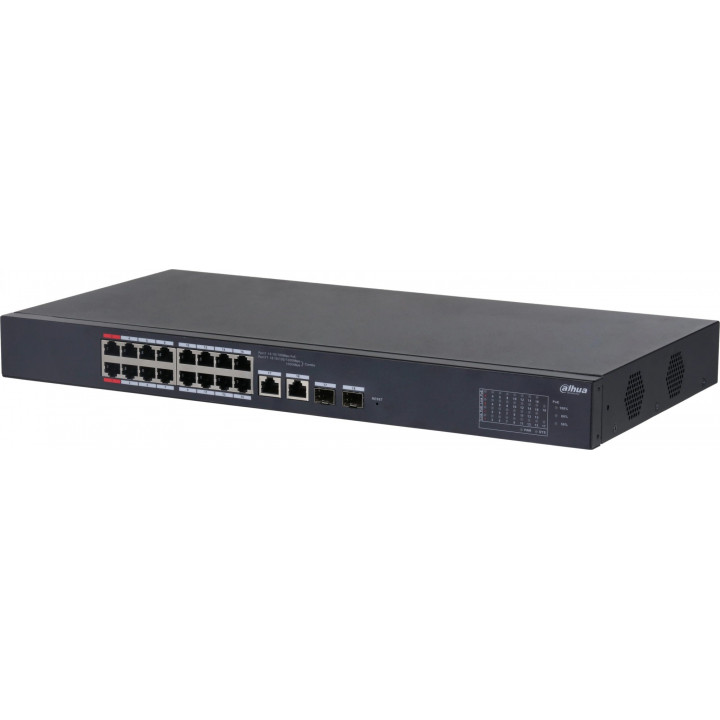 Коммутатор Dahua DH-CS4218-16ET-240 (управляемый, 2xКомбо(1000BASE-T/SFP))