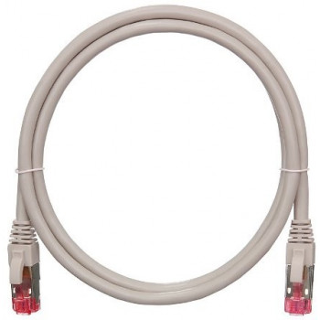 Коммутационный шнур S/FTP 4 пары, категория 6А, 10м NIKOMAX NMC-PC4SA55B-100-C-GY