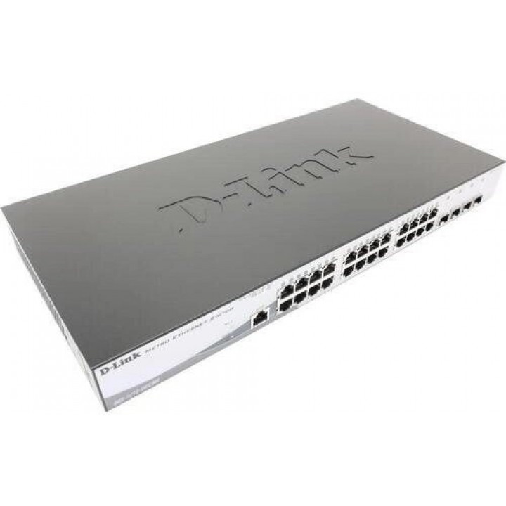 Коммутатор D-Link DGS-1210-28X/ME/B2B (24x1GbE, 4x10G SFP+)