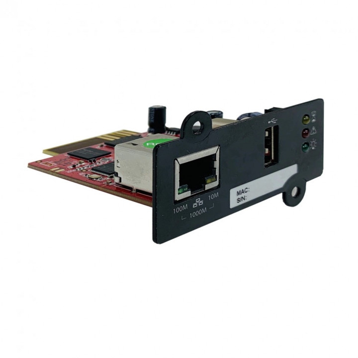 Плата SVC SVC-DA807 (SNMP-карта для ИБП, 1*RJ45+1*USB) Плата SVC SVC-DA807 (SNMP-карта для ИБП, 1*RJ45+1*USB)