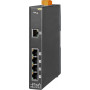 Промышленный коммутатор ICP DAS NSM-205PSE-24V CR (5xPoE 10/100TX, 24В)