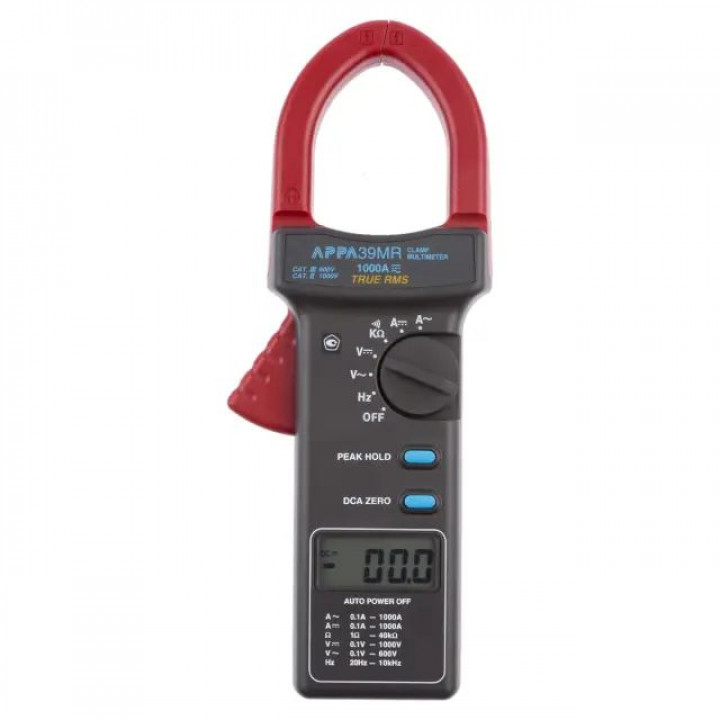 Токовые клещи APPA 39MR (1000 А AC/DC, 1000 В) Токовые клещи APPA 39MR (1000 А AC/DC, 1000 В)
