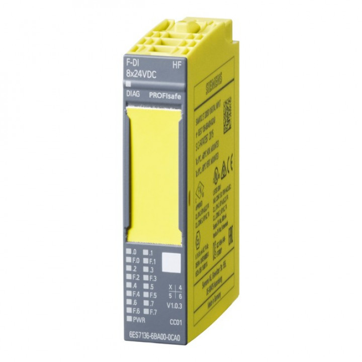 Электронный модуль Siemens Simatic 6ES7136-6BA01-0CA0 (F-DI 8x24V DC HF, ET 200SP)
