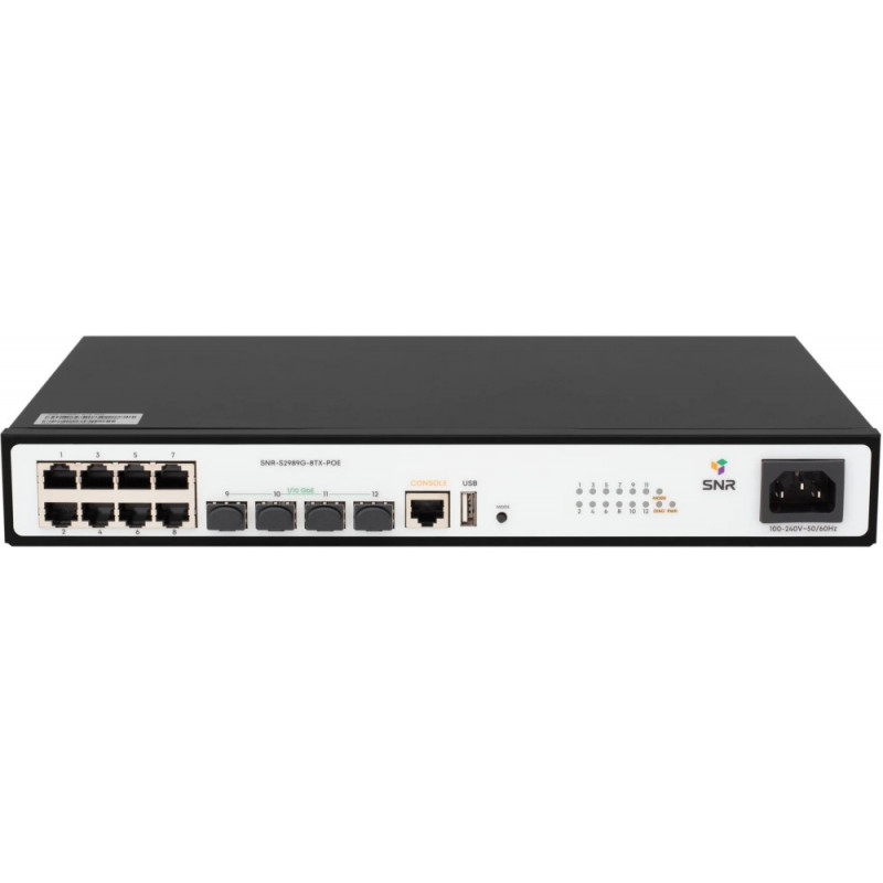 Коммутатор SNR SNR-S2989G-8TX-POE