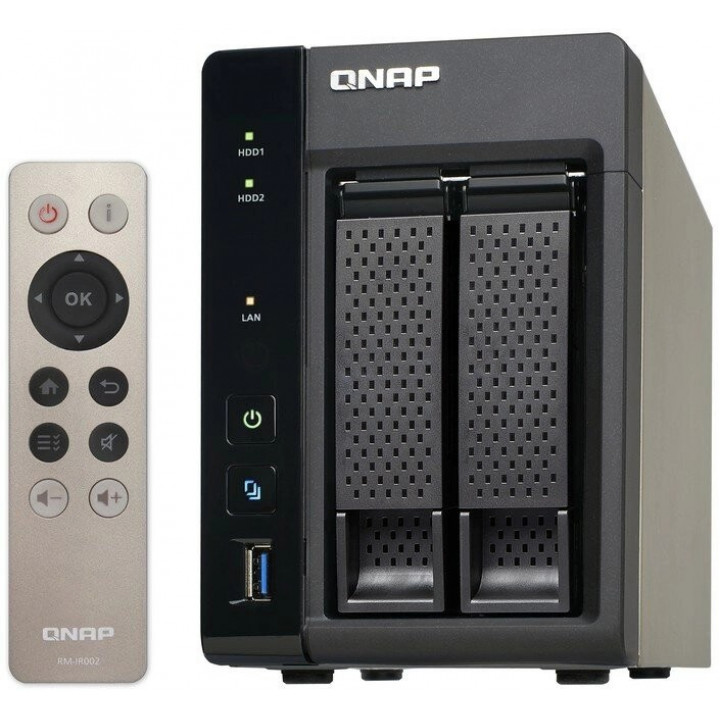 Сетевой накопитель QNAP TS-253E-8G (2-tray, Celeron J6412, 8GB DDR, 2x2,5Gb LAN)