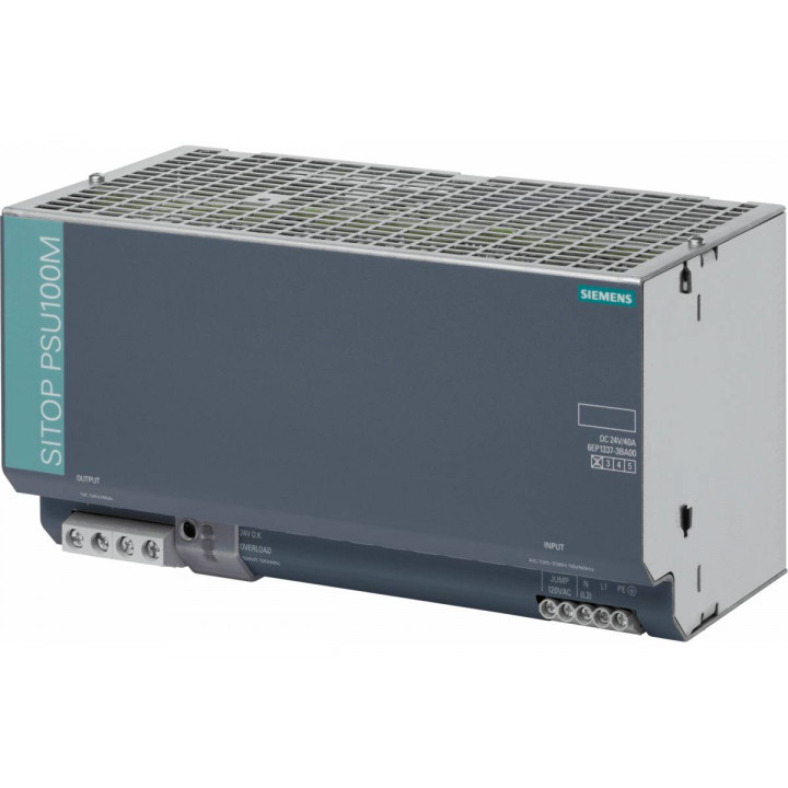 Стабилизированный блок питания Siemens 6EP1337-3BA00 (SITOP Power 20, 24В/40А, 120/230В AC) Стабилизированный блок питания Siemens 6EP1337-3BA00 (SITOP Power 20, 24В/40А, 120/230В AC)