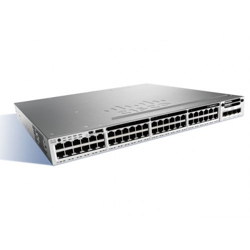 Коммутатор Cisco WS-C3850-48F-E-RF (48 портов, PoE, контроллер беспроводной сети)