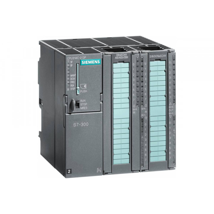 Центральный процессор Siemens 6AG1314-6CH04-7AB0 (CPU314C-2DP, 24DI/16DO, 4AI/2AO, -25...+70°C)