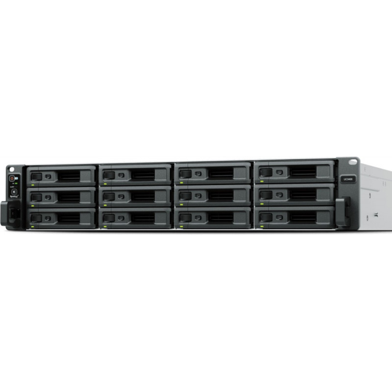 Сетевое хранилище Synology UC3400 (12xSAS, Intel Xeon D-1541, 8GB, 1x10GbE)