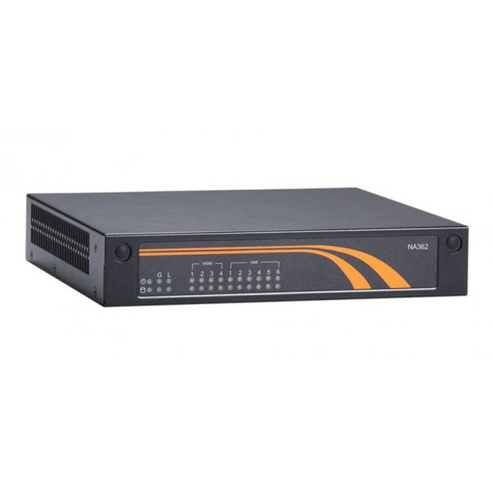 Компактный встраиваемый компьютер Axiomtek NA362-DAMI-C3758-US wLBP (Intel Atom C3758, 6 GbE, 4x10GbE SFP+)