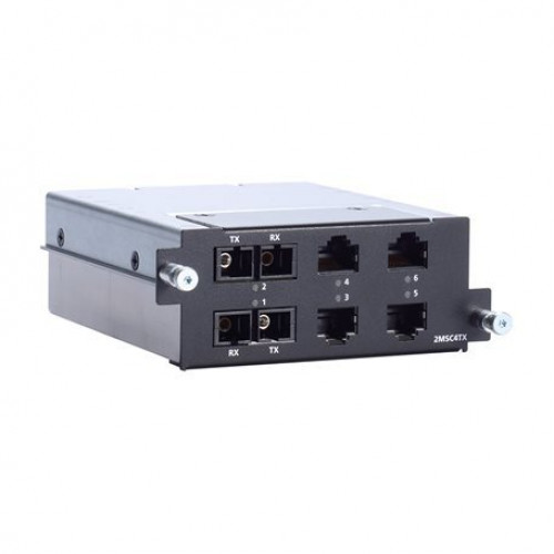 Модуль MOXA RM-G4000-2MSC4TX (Fast Ethernet, 4x10/100BaseT(X), 2x100BaseFX SC)