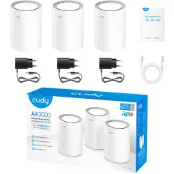 Mesh система Wi-Fi 6 Cudy M3000(3-Pack)