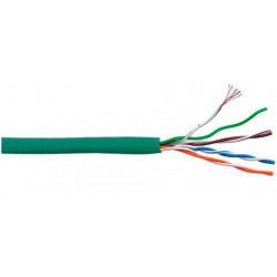 Кабель LANMASTER UTP кат. 5e, зелёный, 305 м, LAN-5EUTP-PT-LSZH-GN