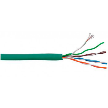 Кабель LANMASTER UTP кат. 5e, зелёный, 305 м, LAN-5EUTP-PT-LSZH-GN