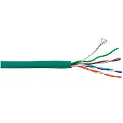 Кабель витая пара UTP кат.5e LANMASTER LAN-5EUTP-PT-LSZH-GN Кабель витая пара UTP кат.5e LANMASTER LAN-5EUTP-PT-LSZH-GN
