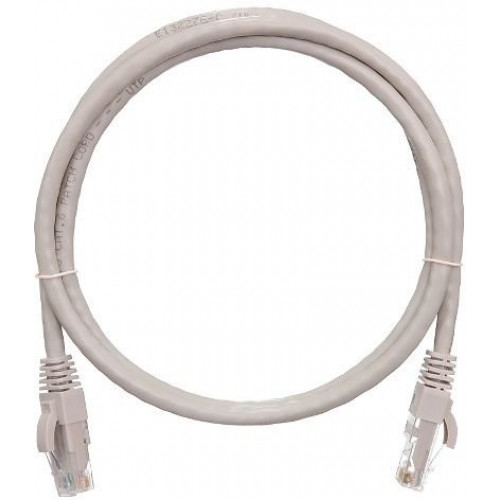 Коммутационный шнур NIKOMAX NMC-PC4UD55B-003-C-GY (U/UTP 4 пары, кат.5е, 0.3м, серый, LSZH)