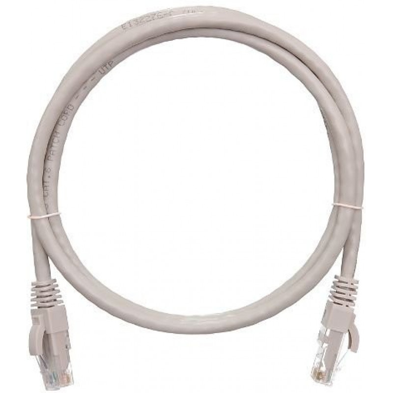 Коммутационный шнур NIKOMAX NMC-PC4UD55B-003-C-GY (U/UTP 4 пары, кат.5е, 0.3м, серый, LSZH)