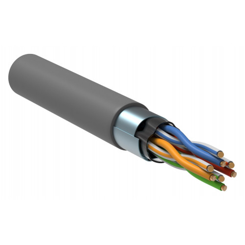 Кабель ITK FTP кат. 5e, серый, 305 м, BC1-C5e,04-311-305-G