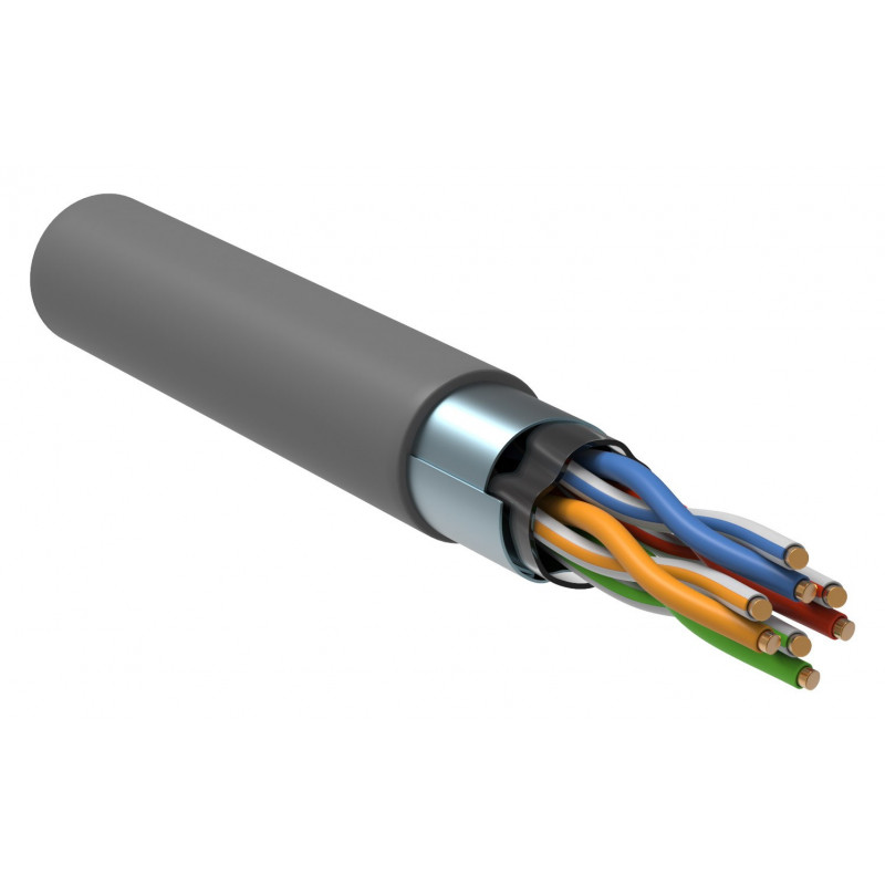 Кабель ITK FTP кат. 5e, серый, 305 м, BC1-C5e,04-311-305-G