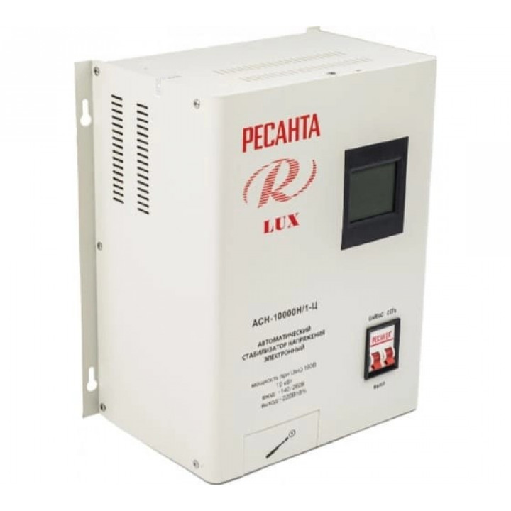 Стабилизатор напряжения Ресанта 63/6/18 (220В±8%, 10 кВт, вес 18,5 кг)