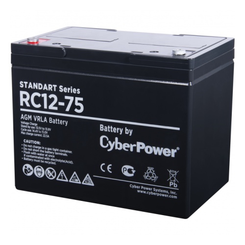 Аккумулятор CyberPower STANDART series RC 12-75