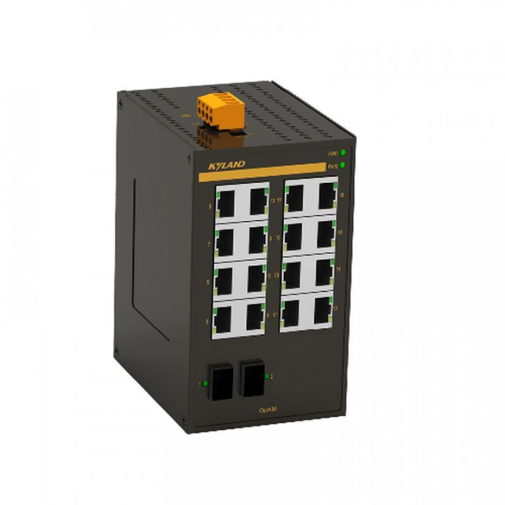 Промышленный коммутатор Kyland Opal20-2SFP16T-LV-LV (2xSFP, 16x10/100Base-TX, -40…+75°C)