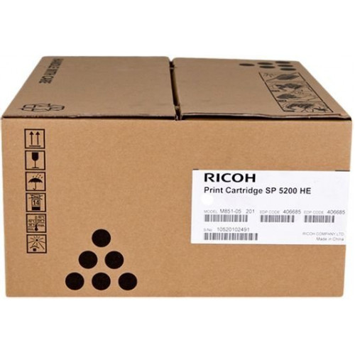 Картридж Ricoh 821229 (черный, тип SP5200HE, 25000 стр.)